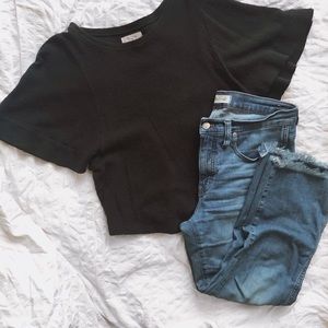 Madewell black Top Size Small